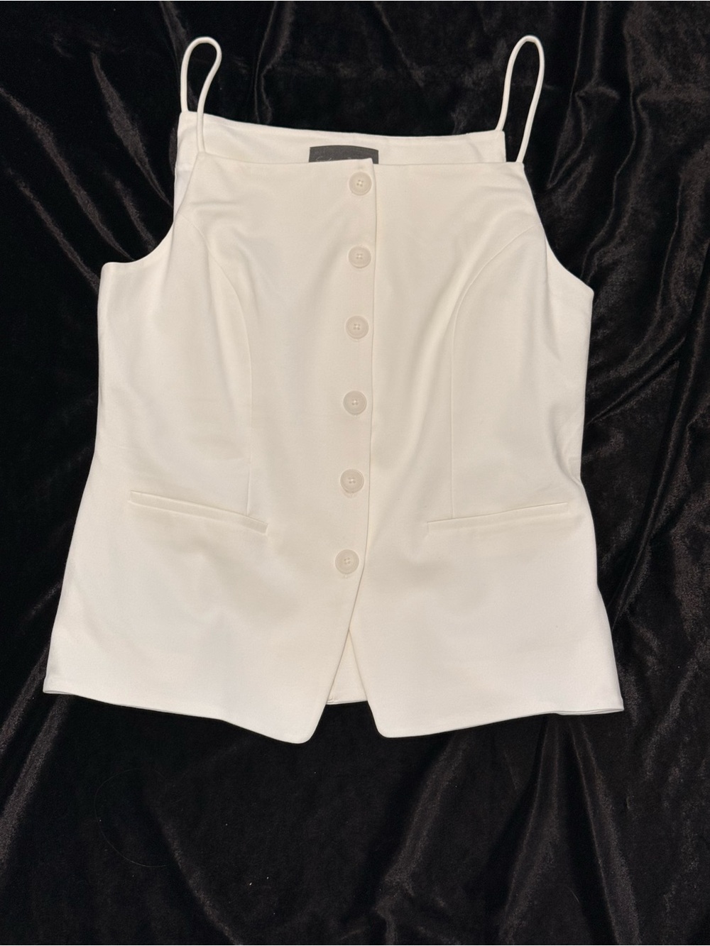 Sunday in Brooklyn white Lightweight Button-Front Top